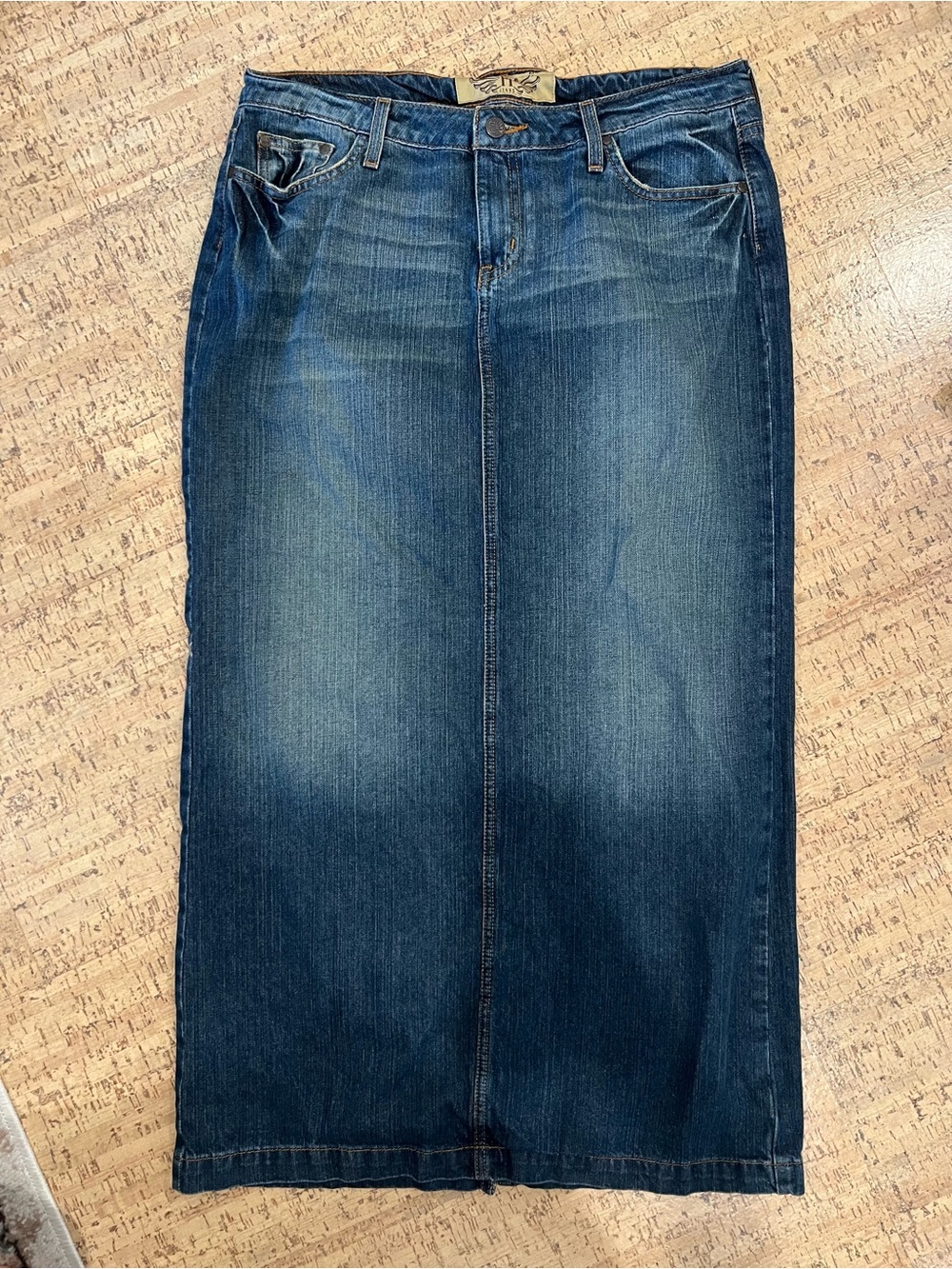 Y2K Hinta Jeans Long Denim Maxi Skirt Size 11